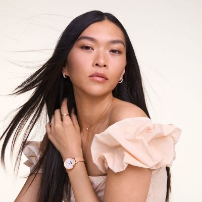 Daniel Wellington DW Watch Petite Lune Melrose 32mm Rose Gold