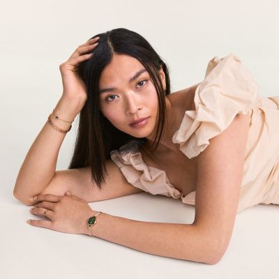 Daniel Wellington DW Watch Petite Mini Emerald Melrose 19mm Rose Gold