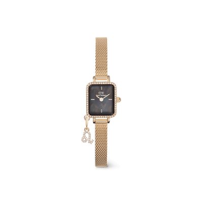 Daniel Wellington DW Watch Quadro Mini Crystal Zodiac Evergold 15.4x18.2mm Gold