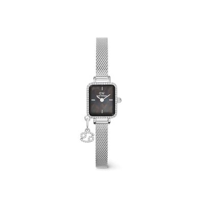 Daniel Wellington DW Watch Quadro Mini Crystal Zodiac Sterling 15.4x18.2mm Silver