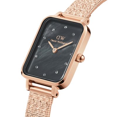 Daniel Wellington DW Watch Quadro Lumine Pressed Piano 20x26mm Rose Gold