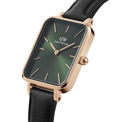 Daniel Wellington DW Watch Quadro Pressed Sheffield Emerald 20x26mm Rose Gold