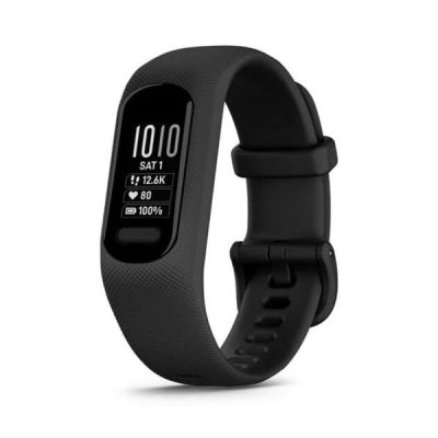 Garmin Vivosmart 5, Black, Long Wristband, Activity Bracelet 010-02645-14