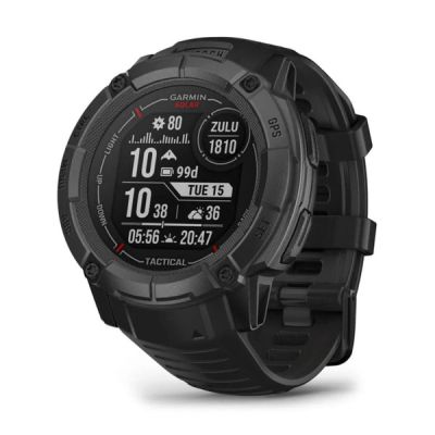 Garmin Instinct 2X Solar, Tactical Edition, Black, GPS Smartwatch 010-02805-03