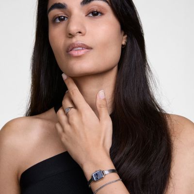 Daniel Wellington DW Watch Quadro Mini Reflection Silver 15.4x18.2mm