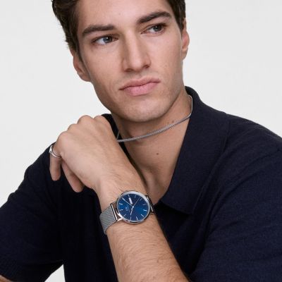 Daniel Wellington DW Watch Classic Day Display Sterling Arctic 40mm Silver