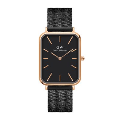Daniel Wellington DW Watch Quadro Pressed Ashfield B 29x36.5mm Rose Gold