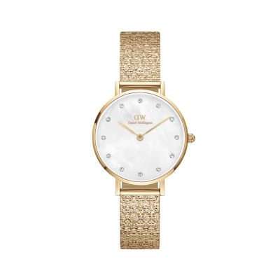 Daniel Wellington DW Watch Petite Lumine Pressed Piano Gold 28mm