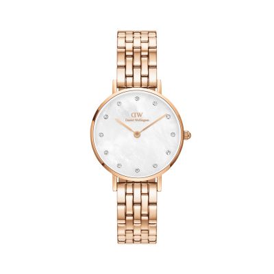 Daniel Wellington DW Watch Petite Lumine 5-Link Melrose 28mm MIC Rose Gold