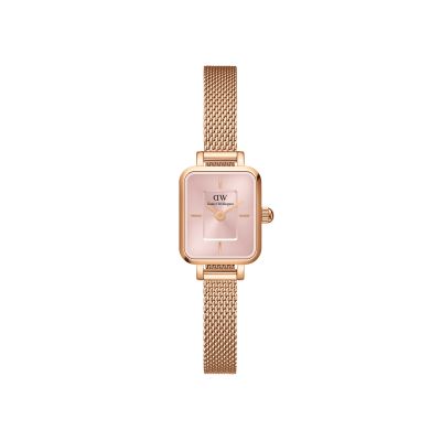 Daniel Wellington DW Watch Quadro Mini Melrose Blush 15.4x18.2mm MIC Rose Gold