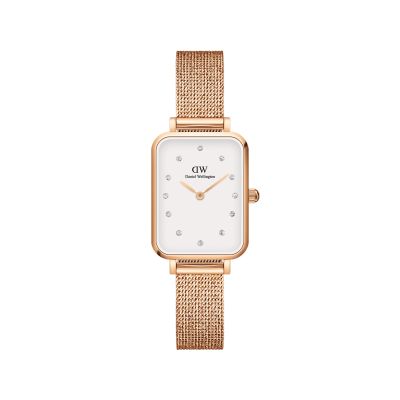 Daniel Wellington DW Watch Quadro Lumine Pressed Melrose 20x26mm MIC Rose Gold