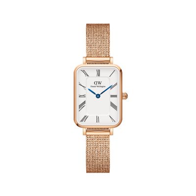 Daniel Wellington DW Watch Quadro Roman Numerals Melrose 20x26mm MIC Rose Gold