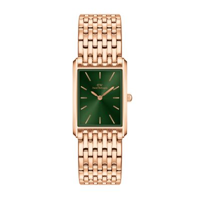 Daniel Wellington DW Watch Bound 9-Link Emerald Sunray 22x32 MIC Rose Gold