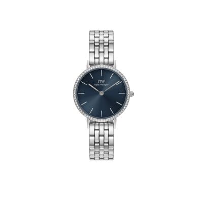 Daniel Wellington DW Watch Petite Lumine Bezel 5-Link Arctic S 28mm MIC Silver