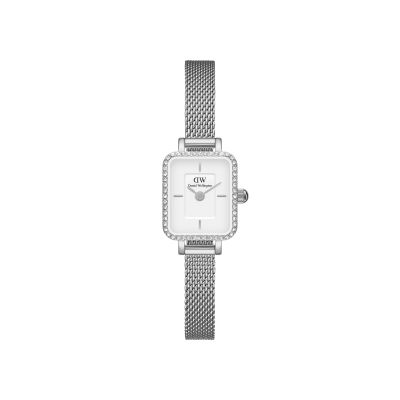 Daniel Wellington DW Watch Quadro Mini Lumine Bezel Silver 15.4x18.2mm MIC