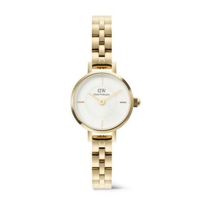 Daniel Wellington DW Watch Petite Mini Arch 3-link White Gold 19mm Rose