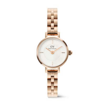 Daniel Wellington DW Watch Petite Mini Arch 3-link White Rose Gold 19mm