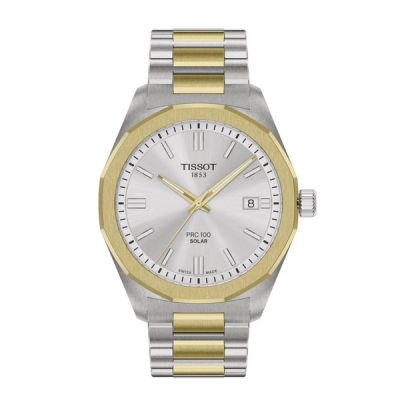 Tissot PRC 100 Solar Quartz, 39 mm, T1514222203100 rannekello