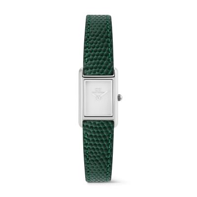 Daniel Wellington DW Watch Bound Mini Green Lizard Silver 17x25,9mm