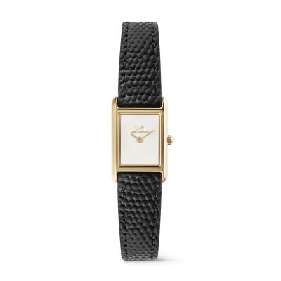 Daniel Wellington DW Watch Bound Mini Black Lizard Gold 17x25,9mm