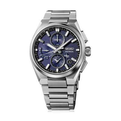 Seiko Astron GPS Solar Dual-Time Chronograph rannekello, SSH161J1
