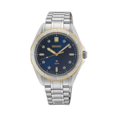Seiko Prospex Nautical Navy Marine Sports rannekello timanteilla, SUR620J1