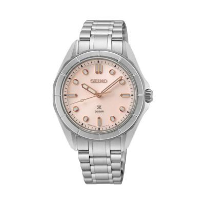 Seiko Prospex Marine Sports Shell Pink rannekello, SUR597J1