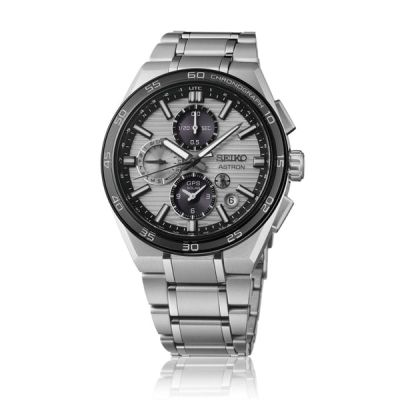 Seiko Astron Premium GPS Solar Dual-Time Chronograph rannekello, SSH177J1