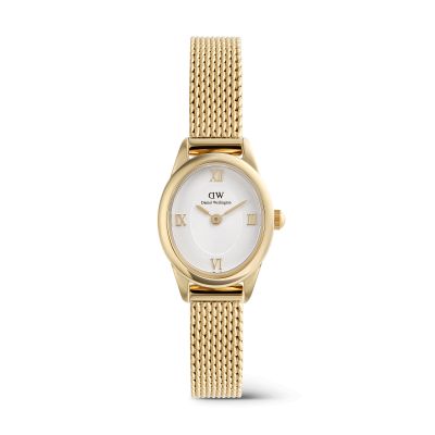 Daniel Wellington DW Watch Ophelia Mini Mesh White Gold 22x25,5mm