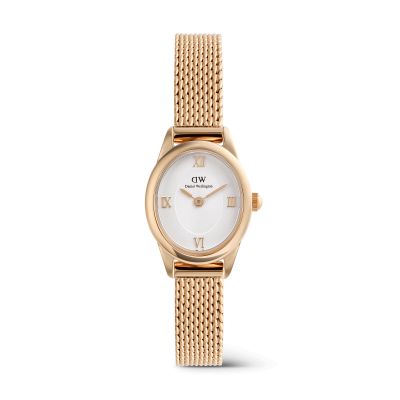 Daniel Wellington DW Watch Ophelia Mini Mesh White Rose Gold 22x25,5mm