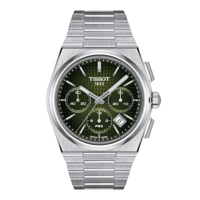 Tissot PRX Automatic Chronograph, T1374271109100, rannekello