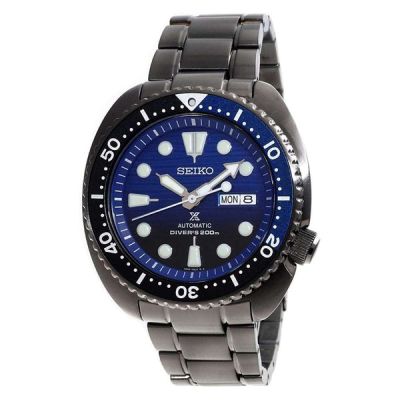 Seiko Prospex Save the Ocean Black Series Turtle SRPD11K1 rannekello