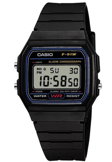 Collection Kellot Casio F-91W-1YEG