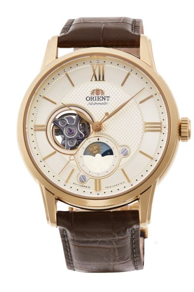 Orient Miesten Kellot Classic Sun And Moon Automatic RA-AS0010S