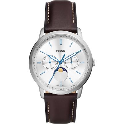 Fossil Miesten Kellot Moonphase Neutra Minimalist FS5905