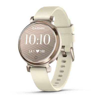 Garmin Lily 2, Cream Gold and Coconut Silicone Band, 010-02839-00