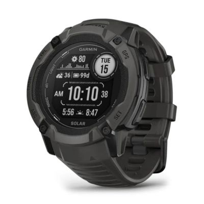 Garmin Instinct 2X Solar, Graphite Grey, GPS Smart Watch 010-02805-00