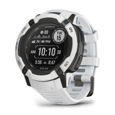 Garmin Instinct 2X Solar, Whitestone, GPS Smart Watch 010-02805-04