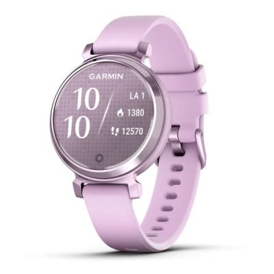 Garmin Lily 2, Metallic Lilac and Silicone Band, 010-02839-01