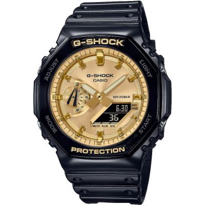 Casio G-Shock Garish Octagon Series Gold Dial GA-2100GB-1AER
