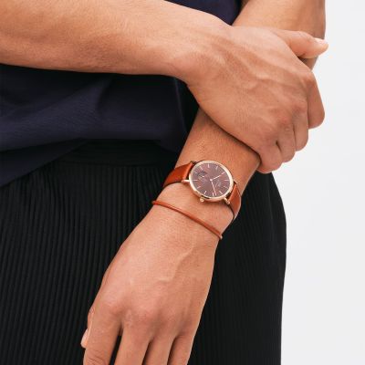 Daniel Wellington DW Watch Classic Multi-Eye St Mawes Amber 40mm Rose Gold