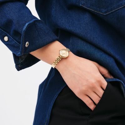 Daniel Wellington DW Watch Elan Lumine Unitone Gold 22mm