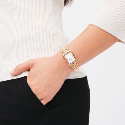 Daniel Wellington DW Watch Bound 3-Link Rose Gold 35x24mm