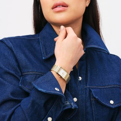 Daniel Wellington DW Watch Bound 9-Link Gold 32x22mm