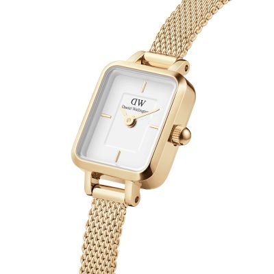 Daniel Wellington DW Watch Quadro Mini Evergold 15.4x18.2mm Gold