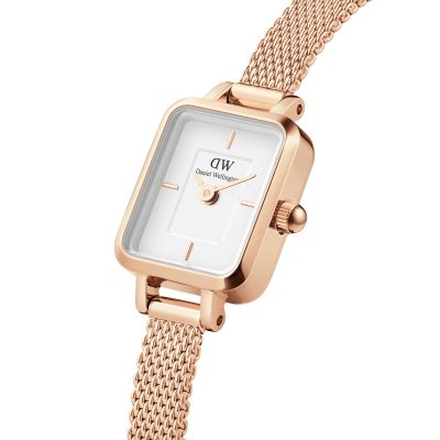 Daniel Wellington DW Watch Quadro Mini Melrose 15.4x18.2mm Rose Gold