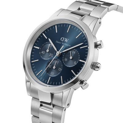 Daniel Wellington DW Watch Iconic Chronograph Arctic S 42mm Silver