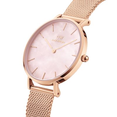 Daniel Wellington DW Watch Petite Melrose Pearl 28mm Rose Gold