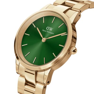 Daniel Wellington DW Watch Iconic Link Emerald 36mm Gold
