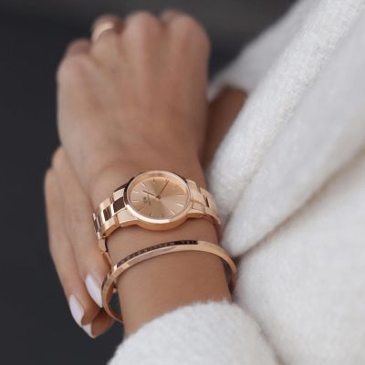 Daniel Wellington DW Watch Iconic Link Unitone 28mm Rose Gold
